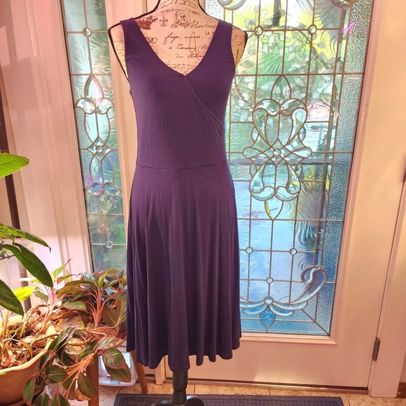 Boden Dark Navy Date Dress 8 - Picture 3 of 9